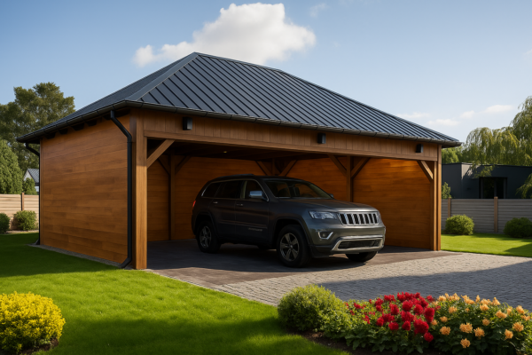 G136 - Wiata drewniana