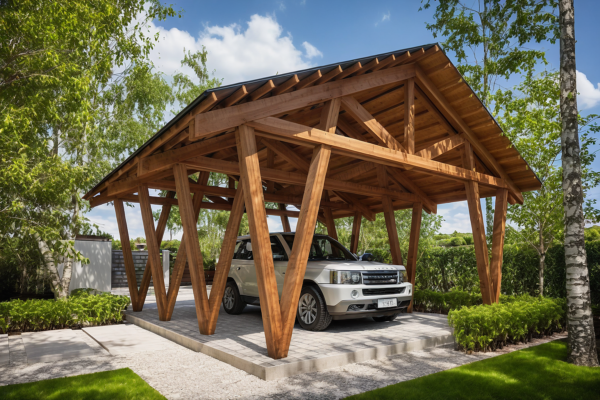 G278 - Wiata drewniana