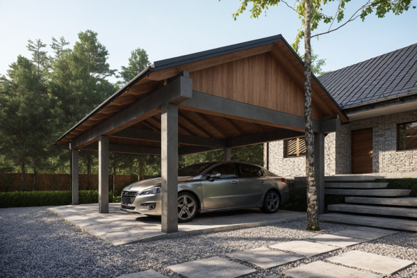 G343 - Wiata żelbetowa